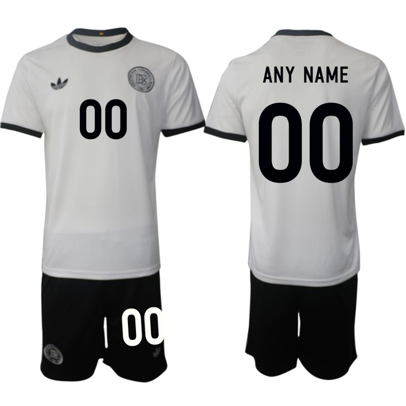 Men 2025-2026 Season Germany home white customized Soccer Jersey->customized soccer jersey->Custom Jersey